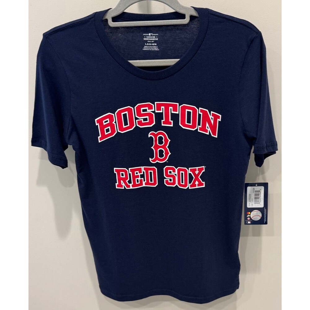 NEW - BOSTON RED SOX MLB GENUINE MERCHANDISE T-SHIRT - YOUTH SIZE LARGE - NWT